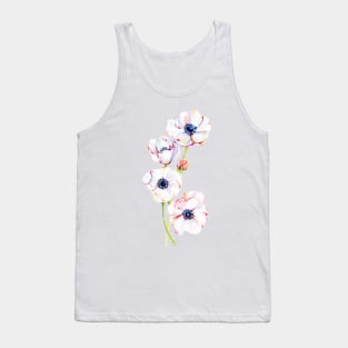 Asymmetrical Anemones Tank Top